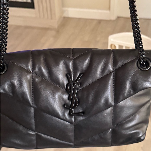 YSL Saint Laurent Lou Puffer Small Shoulder Bag- like new - Picture 1 of 8